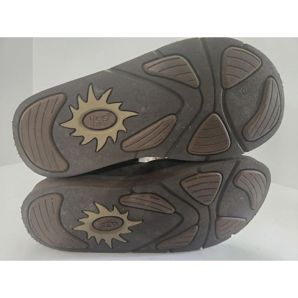 Ugg Australia Uptown 5190 Winter Boots Womens 6 Brown‎ Shearling Lined Leather
